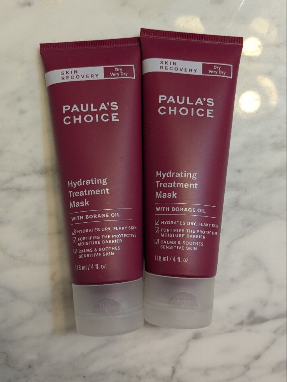 Set of 2 Brand New Tubes Paula's Choice Hydrating Treatment Mask